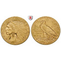USA, 5 Dollars 1911, 7.52 g fine, xf