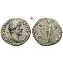 Roman Imperial Coins, Antoninus Pius, Denarius 148-149, vf