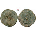 Roman Imperial Coins, Faustina Junior, wife of  Marcus Aurelius, Sestertius after 176, vf-xf