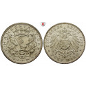 German Empire, Bremen, 5 Mark 1906, J, xf-FDC / xf, J. 60