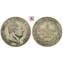 Brandenburg-Prussia, Kingdom of Prussia, Friedrich Wilhelm IV., 1/2 Gulden 1852, vf