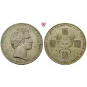 Bavaria, Kingdom, Ludwig I., Geschichtstaler 1829, nearly xf