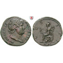 Roman Imperial Coins, Hadrian, Sestertius 119-121, vf-xf