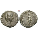 Roman Imperial Coins, Julia Domna, wife of Septimius Severus, Denarius 216, vf