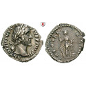 Roman Imperial Coins, Antoninus Pius, Denarius 157-158, vf-xf / vf