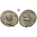 Roman Imperial Coins, Julia Domna, wife of Septimius Severus, Denarius 215, xf