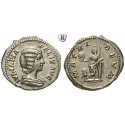 Roman Imperial Coins, Julia Domna, wife of Septimius Severus, Denarius 196-211, good xf