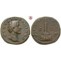 Roman Imperial Coins, Antoninus Pius, Sestertius 162, vf-xf