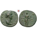 Roman Imperial Coins, Faustina Senior, wife of  Antoninus Pius, Sestertius after 141, good vf