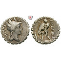 Roman Republican Coins, C. Poblicius, Denarius, serratus 80 v. Chr., vf /good vf