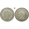Weimar Republic, Standard currency, 5 Reichsmark 1927, J, good vf, J. 331