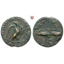 Roman Imperial Coins, Hadrian, Quadrans 134-138, vf