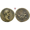 Roman Imperial Coins, Antoninus Pius, Sestertius 140-144, nearly vf