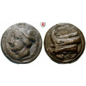 Roman Republican Coins, Aes Grave, Sextans 225-217 BC, good vf