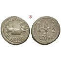 Roman Republican Coins, Marcus Antonius, Denarius 32-31 BC, vf-xf / xf
