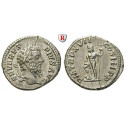 Roman Imperial Coins, Septimius Severus, Denarius 209, xf