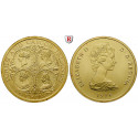 Turks And Caicos Islands, Elizabeth II., 100 Crowns 1976, 9.0 g fine, FDC