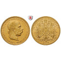 Austria, Empire, Franz Joseph I, 20 Kronen 1894, 6.09 g fine, xf / xf-unc