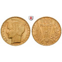 France, Third Republic, 100 Francs 1935, 6.0 g fine, xf / xf-unc