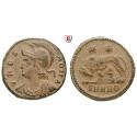 Roman Imperial Coins, Urbs Roma, Follis 330-337, vf