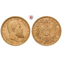 German Empire, Württemberg, Wilhelm II., 10 Mark 1906, F, xf / xf-unc, J. 295