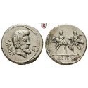 Roman Republican Coins, L. Titurius Sabinus, Denarius, vf-xf