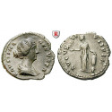 Roman Imperial Coins, Faustina Junior, wife of  Marcus Aurelius, Denarius 145-161, vf-xf / vf