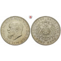 German Empire, Bayern, Ludwig III., 5 Mark 1914, D, nearly xf, J. 53