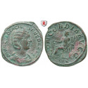 Roman Imperial Coins, Otacilia Severa, wife of Philippus I, Sestertius 244-249, good vf