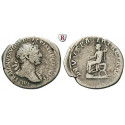 Roman Imperial Coins, Trajan, Denarius 112-114, nearly vf