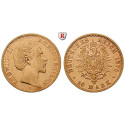 German Empire, Bayern, Ludwig II., 10 Mark 1875, D, vf / vf-xf, J. 196
