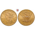 USA, 10 Dollars 1901, 15.1 g fine, nearly xf / good xf