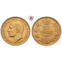 Yugoslavia, Alexander I., 20 Dinara 1925, 5.81 g fine, vf-xf