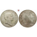 Baden, Baden-Durlach, Ludwig, Doppelgulden 1824, good vf