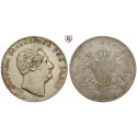 Baden, Grossherzogtum Baden, Karl Leopold Friedrich, Doppelgulden 1852, vf