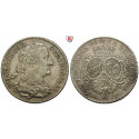 Pfalz, Kurpfalz, Karl Theodor, Reichstaler 1758, good vf