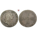 Great Britain, William III, Crown 1695, vf