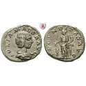 Roman Imperial Coins, Julia Maesa, grandmother of Elagabalus, Denarius 218-220, xf