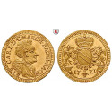 Baden, Baden-Durlach, Karl Wilhelm, 1/2 Dukat 1721, xf
