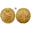 Byzantium, Basilius I u. Constantinus, Solidus 868-879, nearly xf