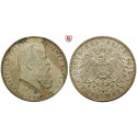 German Empire, Bayern, Luitpold, Prinzregent, 5 Mark 1911, D, xf, J. 50