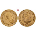 German Empire, Württemberg, Karl, 10 Mark 1888, F, vf, J. 292