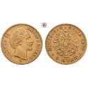 German Empire, Bayern, Ludwig II., 5 Mark 1877, D, vf, J. 195
