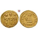 Byzantium, Heraclius, Heraclius Constantinus and Herclonas, Solidus 638-641, vf-xf / vf