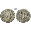 Roman Republican Coins, Caius Iulius Caesar, Denarius März-April 44 BC, vf / nearly vf