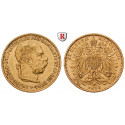 Austria, Empire, Franz Joseph I, 20 Kronen 1893, 6.09 g fine, vf-xf / xf