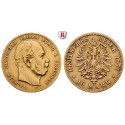German Empire, Preussen, Wilhelm I., 10 Mark 1877, C, vf, J. 245