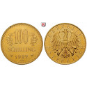 Austria, 1. Republik, 100 Schilling 1927, 21.23 g fine, vf-xf / xf