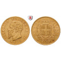 Italy, Kingdom Of Italy, Vittorio Emanuele II, 20 Lire 1863, 5.81 g fine, nearly xf / xf-FDC