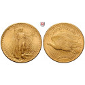 USA, 20 Dollars 1924, 30.06 g fine, good xf